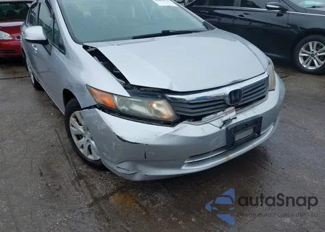 2012 Honda Civic Lx из США, поврежденный, VIN 19XFB2F55CE319196